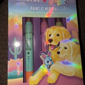 Lisa Frank Lip Crayon Trio in Rainbow Hues